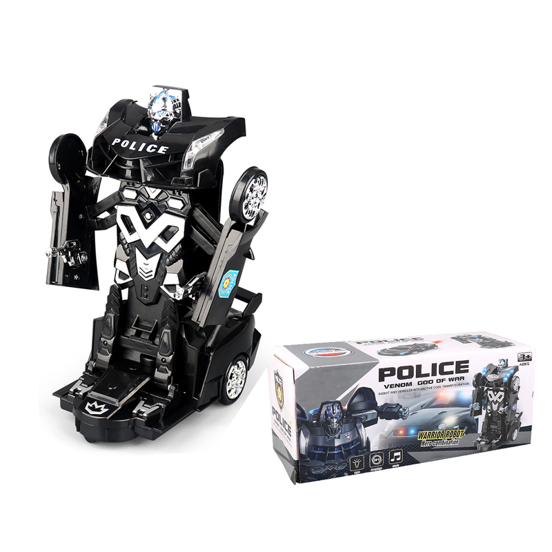 Transform Robot With Realistic Sound and Lights Toy Car For Baby's photo 4